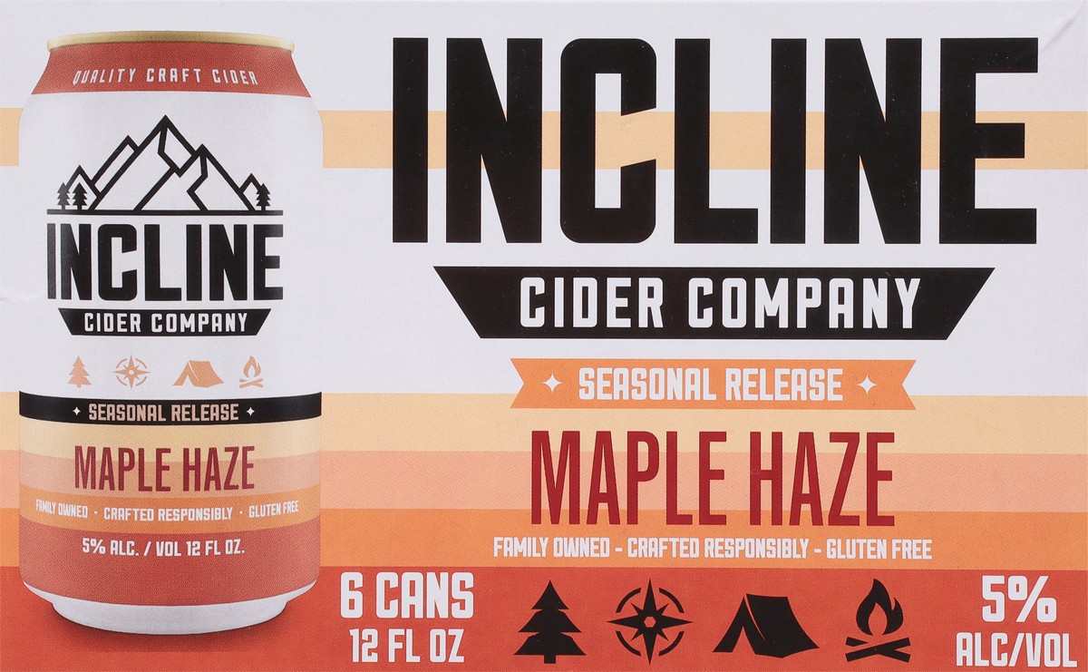 slide 8 of 11, Incline Cider Company Gluten Free Seasonal Release Pineapple Cider 6 - 12 fl oz Cans, 6 ct; 12 fl oz