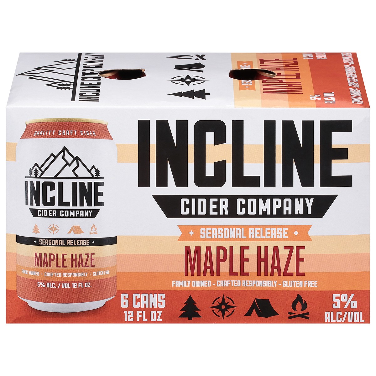 slide 3 of 11, Incline Cider Company Gluten Free Seasonal Release Pineapple Cider 6 - 12 fl oz Cans, 6 ct; 12 fl oz