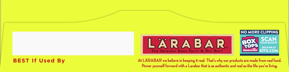 slide 6 of 10, LÄRABAR Lemon Bar Nutrition Bar, 5 ct