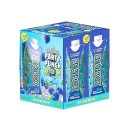 BeatBox Blue Razzberry 4 - 500 ml Each