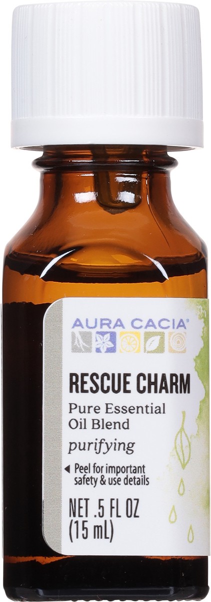 slide 6 of 9, Aura Cacia Purifying Rescue Charm Pure Essential Oil Blend 0.5 fl oz, 0.5 fl oz
