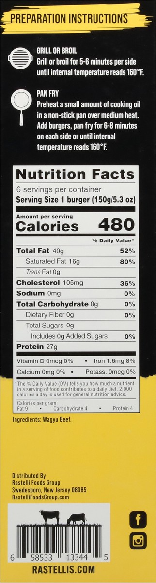 slide 16 of 17, Rsteli Wagu Beef Brgr, 2 lb