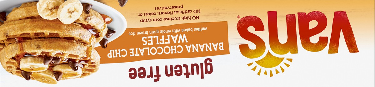 slide 6 of 12, Van's Gluten Free Banana Chocolate Chip Waffles - 6 ct, 9.5 oz