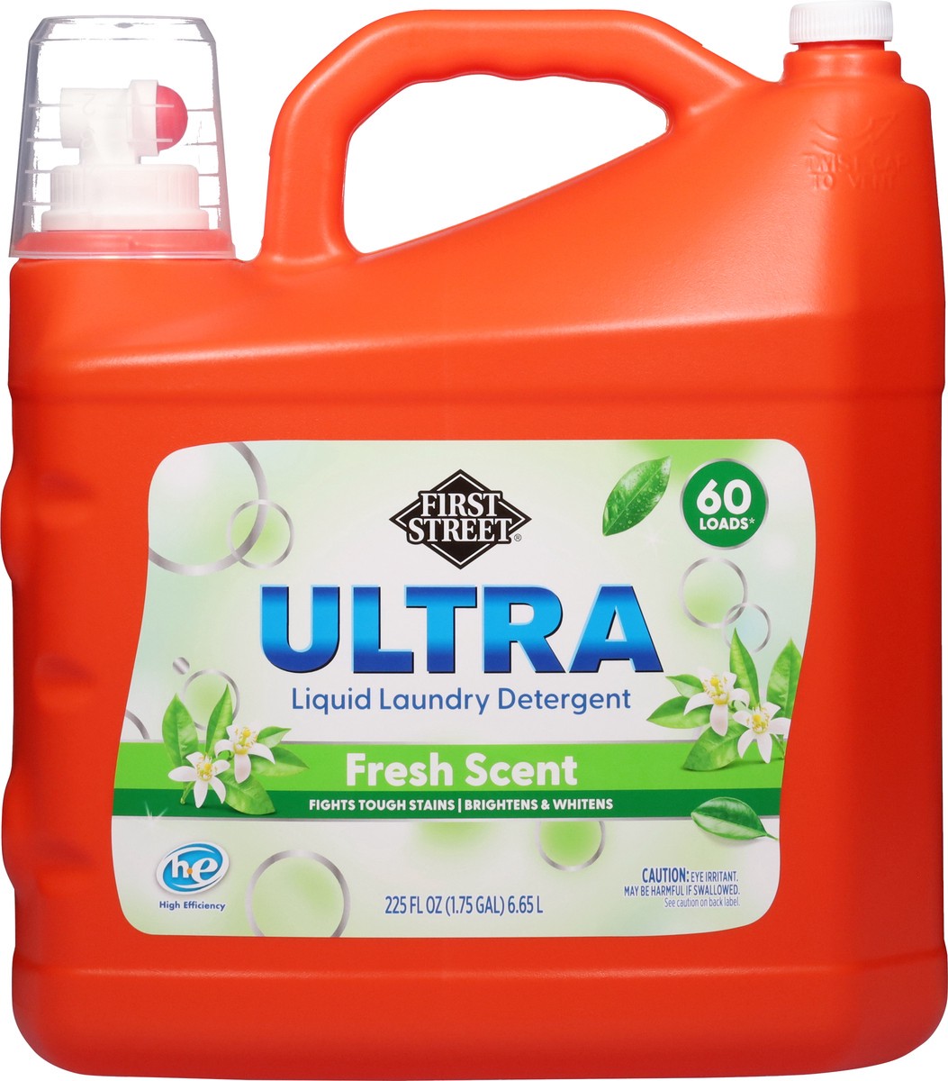 slide 7 of 11, First Street Liquid Laundry Detergent Fresh Scent, 225 oz
