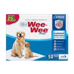 Four Paws Four Paws Wee-Wee Superior Performance Dog Pee Pads 22" x 23" (50 Pack)