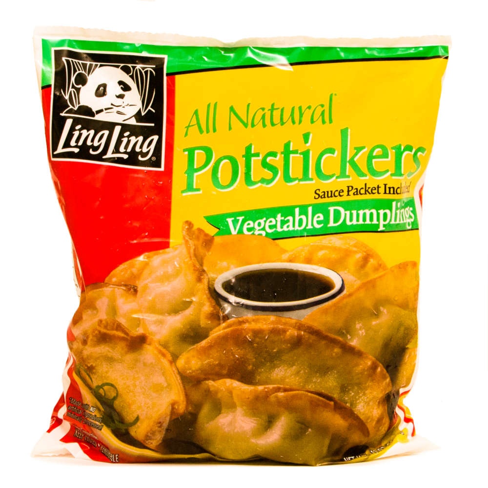 slide 1 of 1, Ling Ling Potstickers, Vegetable Dumpling, 13 oz