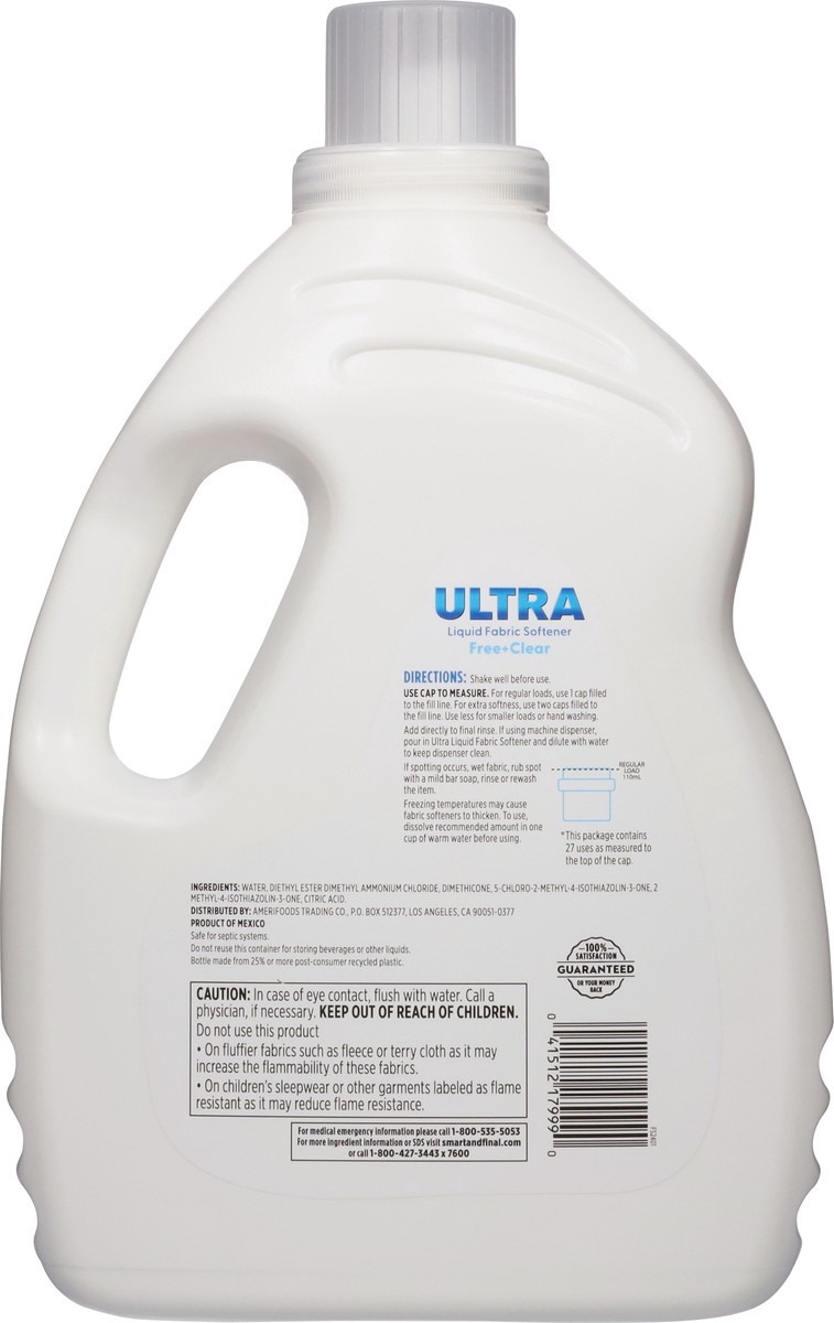 slide 11 of 11, First Street Fs Ultra Lq Softener Free Clear, 103 oz