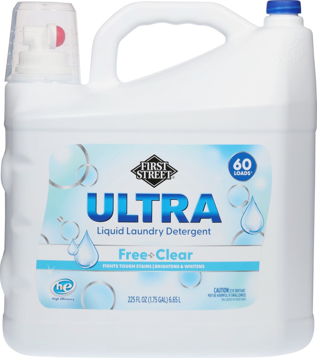 slide 8 of 11, First Street Liquid Laundry Detergent Free Clear, 225 oz
