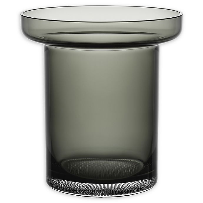 slide 1 of 1, Kosta Boda Limelight Grey Tulip Vase, 7.83 in