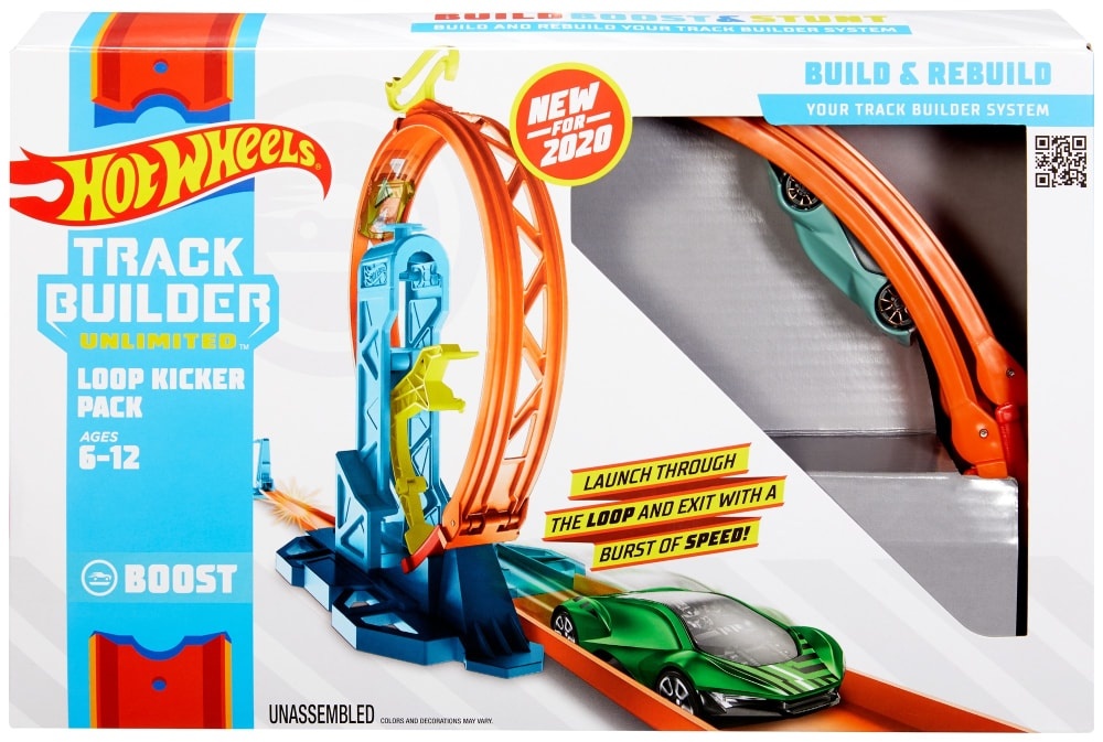 slide 1 of 1, Mattel Hot Wheels Track Builder Unlimited Loop Kicker Pack, 1 ct