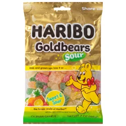 Haribo Sour Gold Bears - 7 Oz