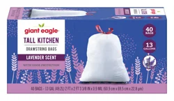 GE Trash Bags 13 gal Lavender
