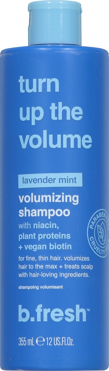 slide 9 of 9, b.fresh Volumizing Lavender Mint Shampoo 12 fl oz, 12 oz