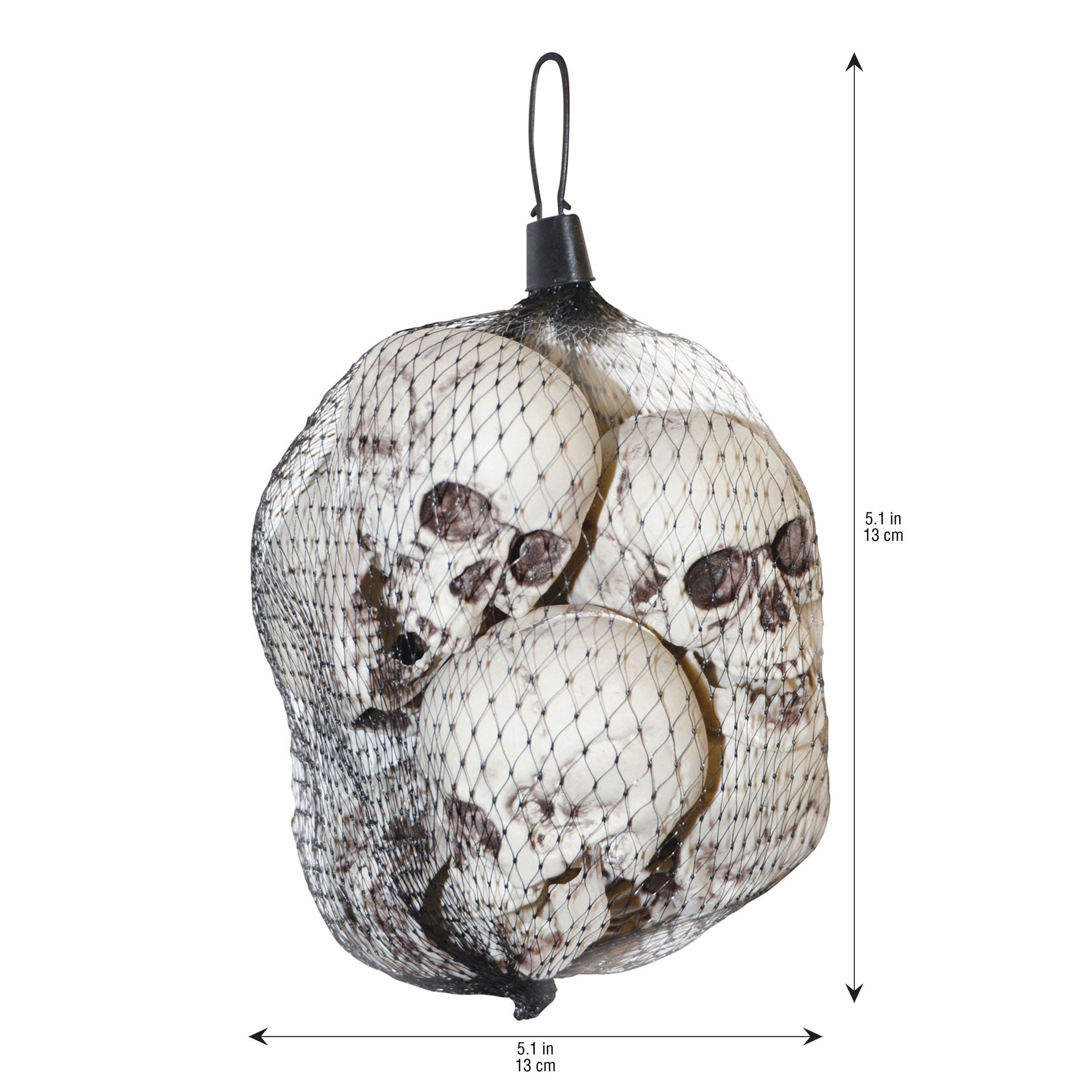 slide 5 of 5, White Plastic Skulls, 6ct. By Ashland, 6 ct