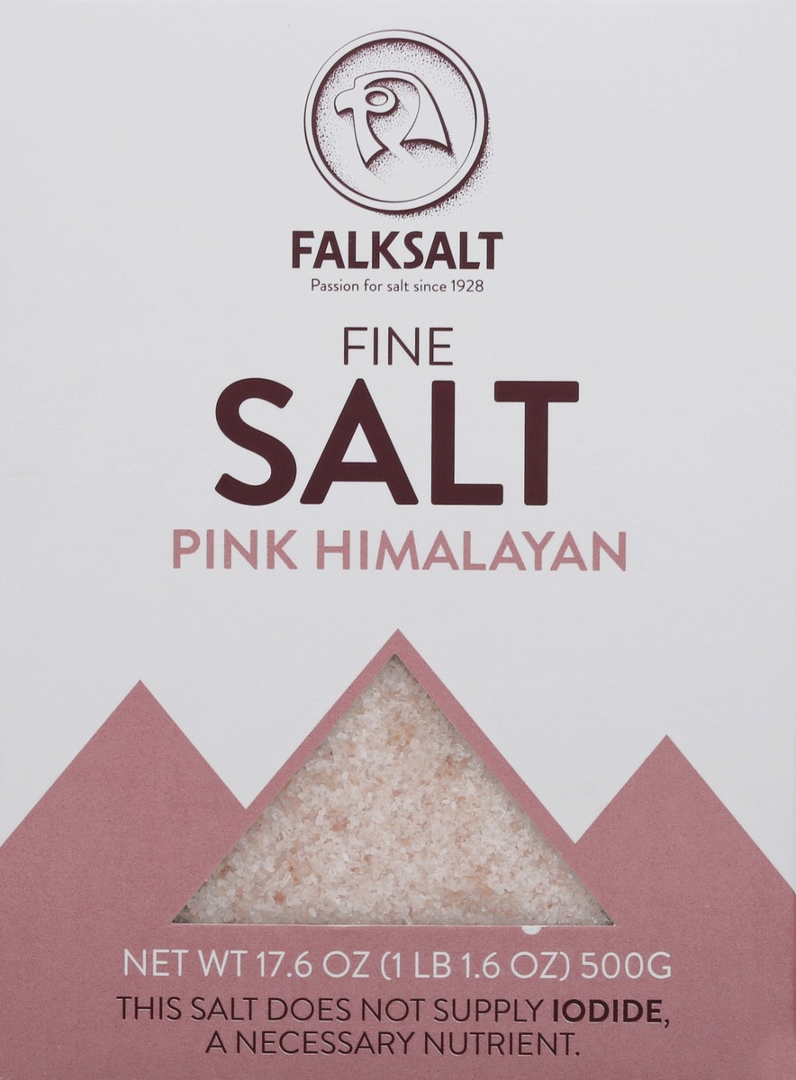 slide 1 of 9, Falksalt Fine Pink Himalayan Salt - 17.6 oz, 17.6 oz