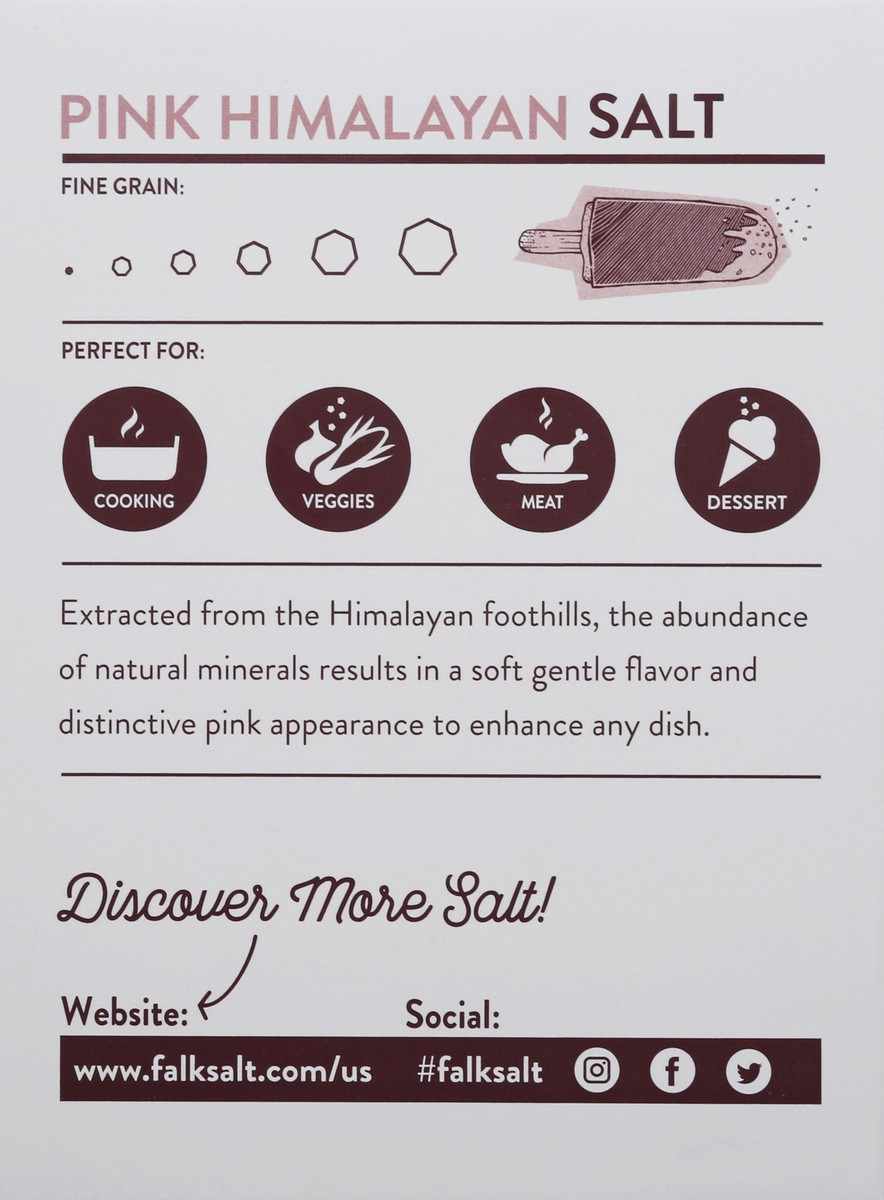 slide 9 of 9, Falksalt Fine Pink Himalayan Salt - 17.6 oz, 17.6 oz