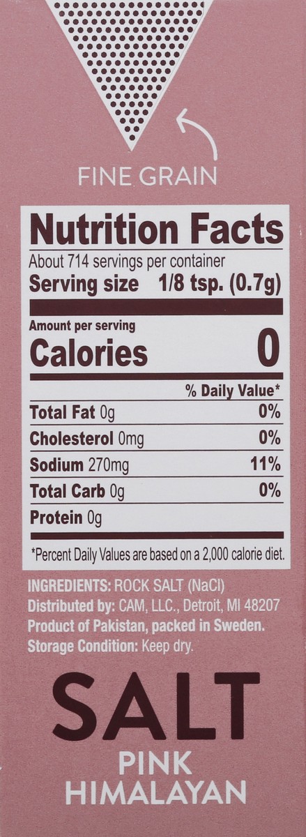 slide 2 of 9, Falksalt Fine Pink Himalayan Salt - 17.6 oz, 17.6 oz