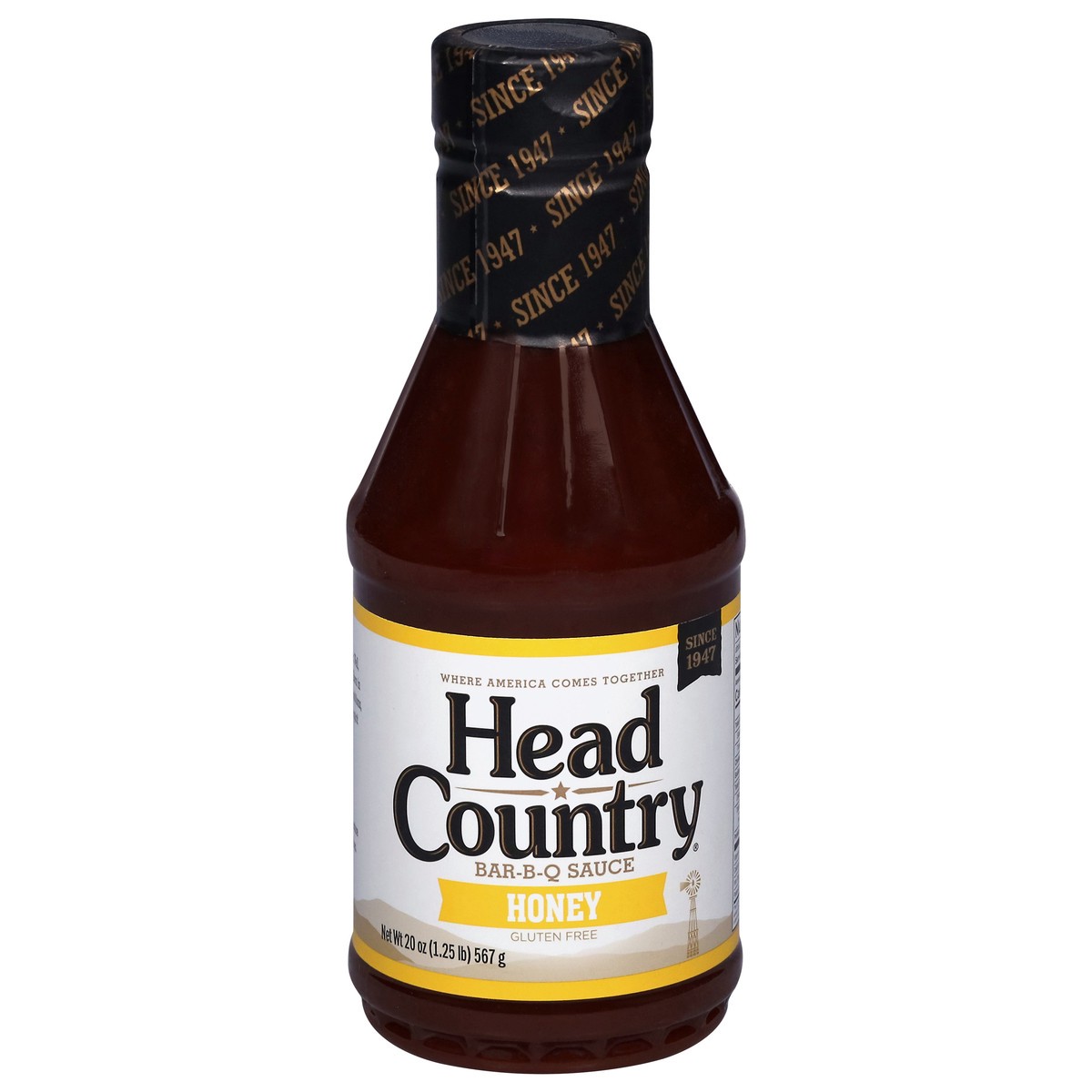 slide 1 of 11, Head Country Gluten Free Honey Bar-B-Q Sauce 20 oz, 20 oz