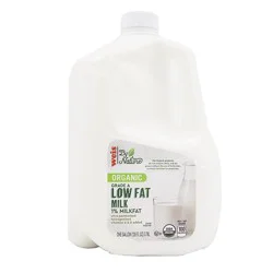 Weis Organics 1% Lowfat Milk - 128 fl oz
