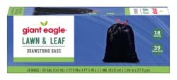 GE Trash Lawn & Leaf Bags, 39 Gallon