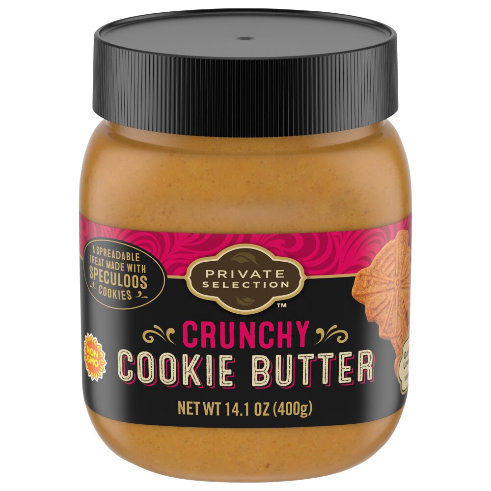 slide 1 of 6, Private Selection Crunchy Cookie Butter Spread, 14.1 oz