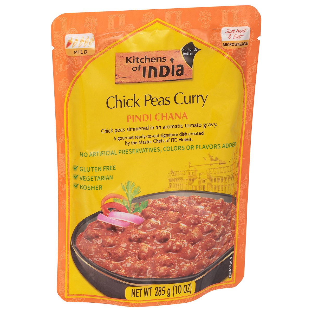 slide 7 of 11, Kitchens of India Mild Pindi Chana Chick Peas Curry 10 oz, 10 oz