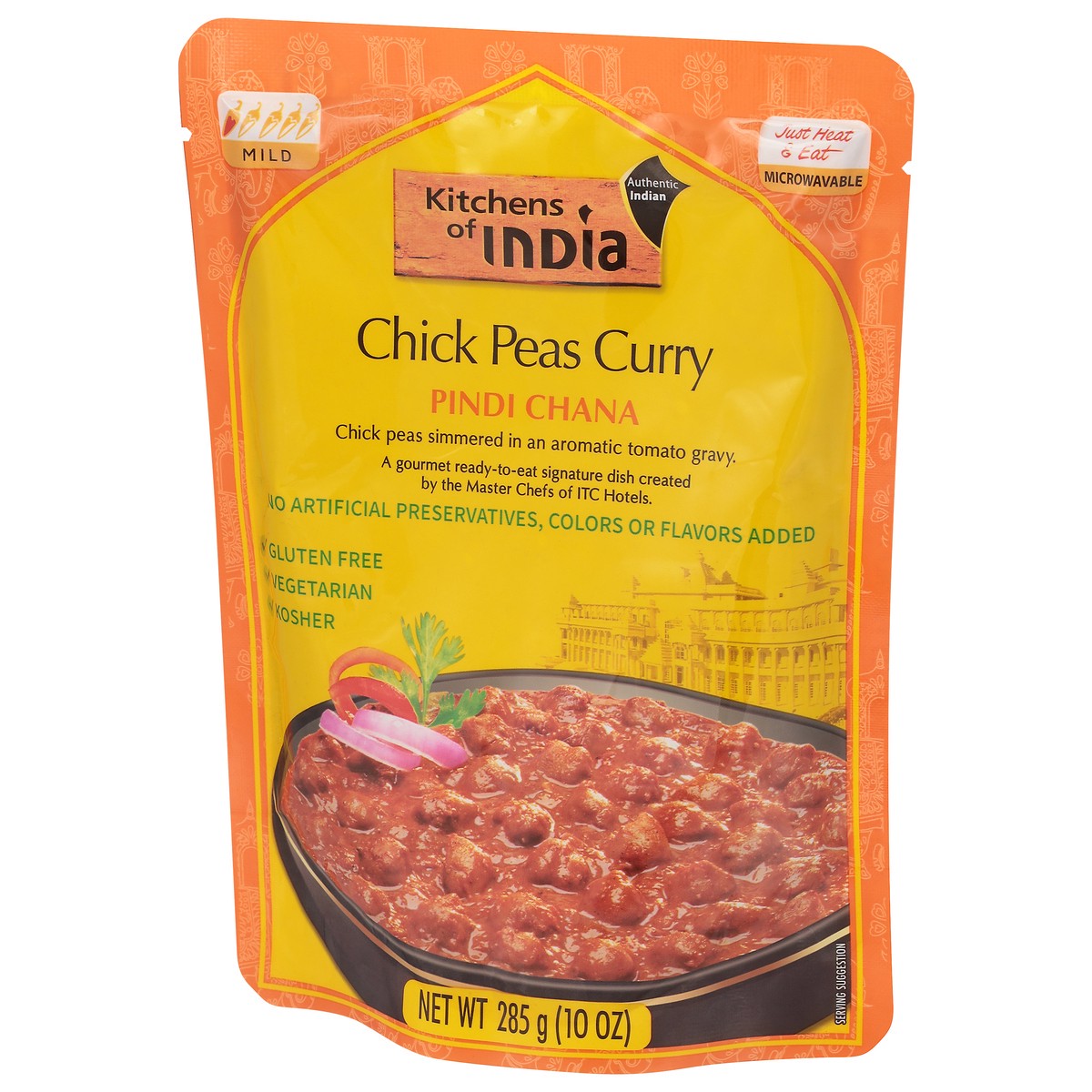 slide 11 of 11, Kitchens of India Mild Pindi Chana Chick Peas Curry 10 oz, 10 oz