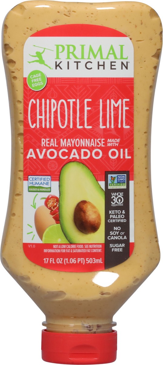 slide 9 of 9, Primal Kitchen Squeeze Chipotle Lime Mayo Made with Avocado Oil 17 fl oz, 17 oz