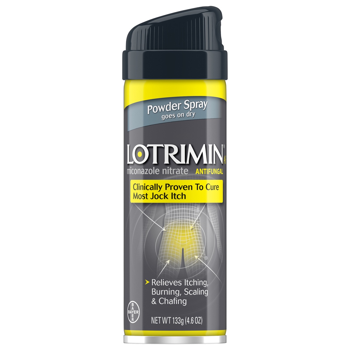 slide 1 of 1, Lotrimin Powder Spray, 4.6 oz