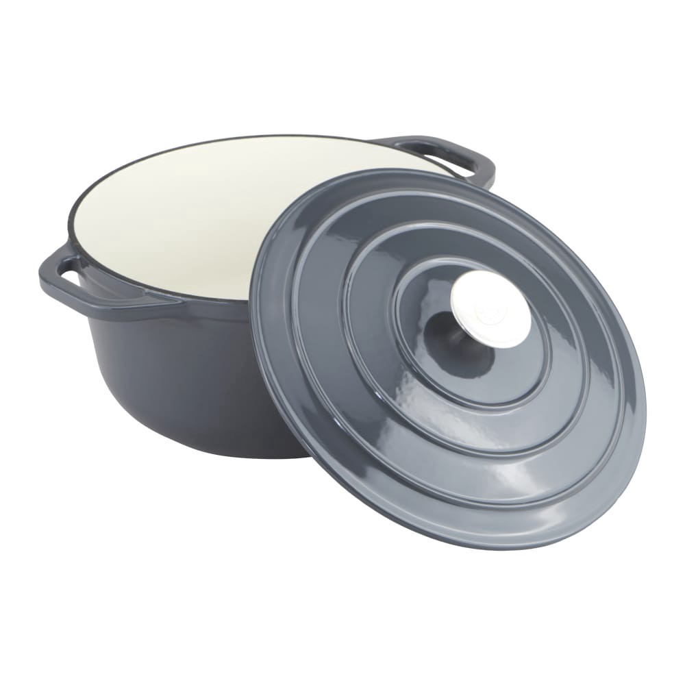 slide 5 of 5, Dash Of That 5Qt Dutch Oven - Grey, 1 ct