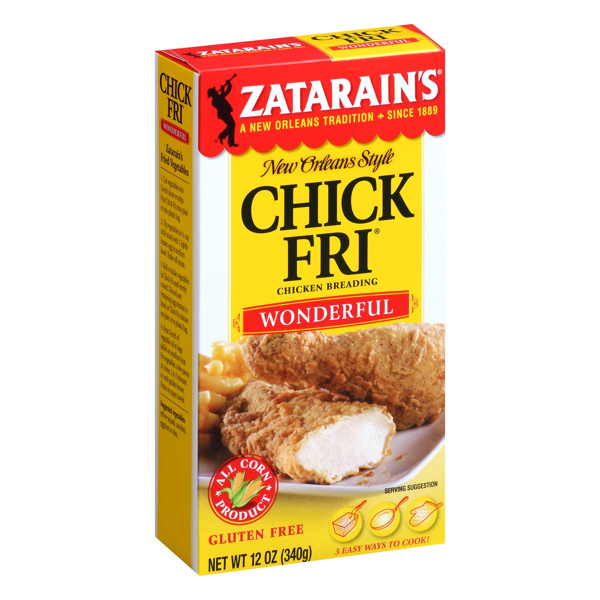 slide 2 of 10, Zatarain's Wonderful Chick Fri Mix, 12 oz