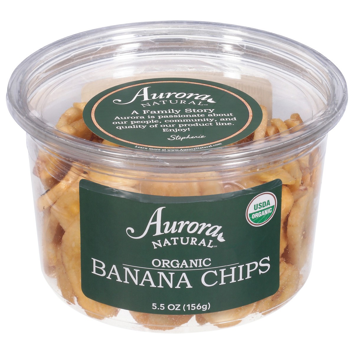 slide 11 of 14, Aurora Natural Organic Banana Chips 5.5 oz, 5.5 oz