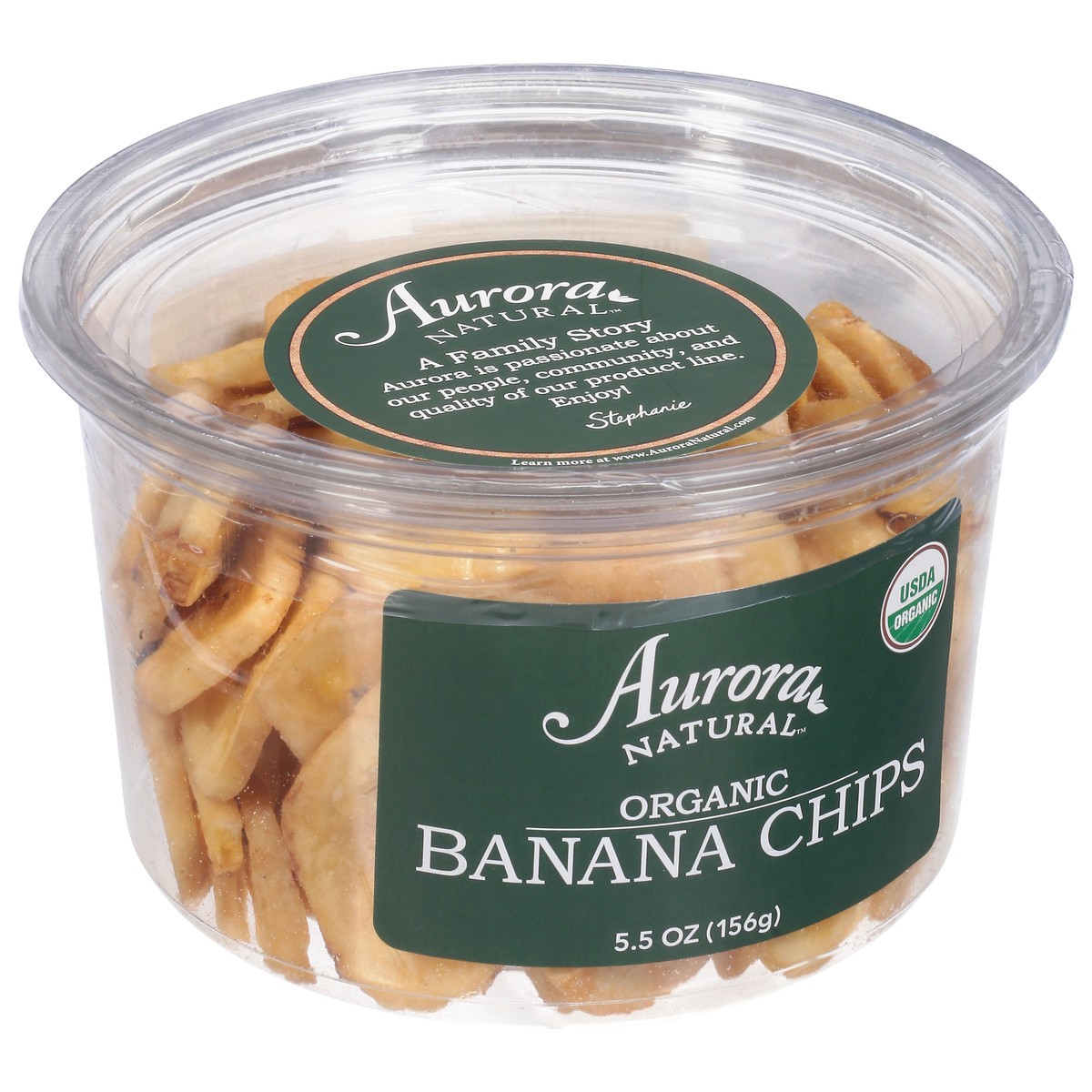 slide 9 of 14, Aurora Natural Organic Banana Chips 5.5 oz, 5.5 oz