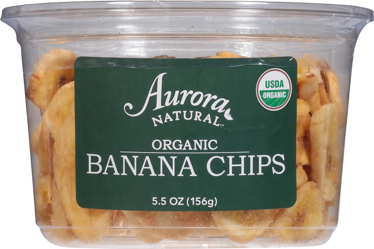 slide 6 of 14, Aurora Natural Organic Banana Chips 5.5 oz, 5.5 oz