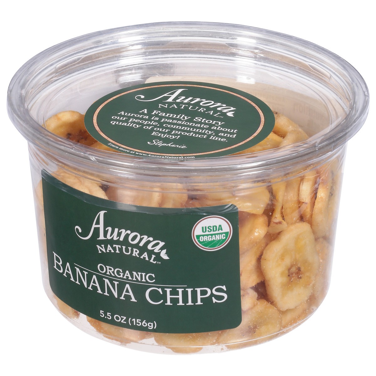 slide 12 of 14, Aurora Natural Organic Banana Chips 5.5 oz, 5.5 oz