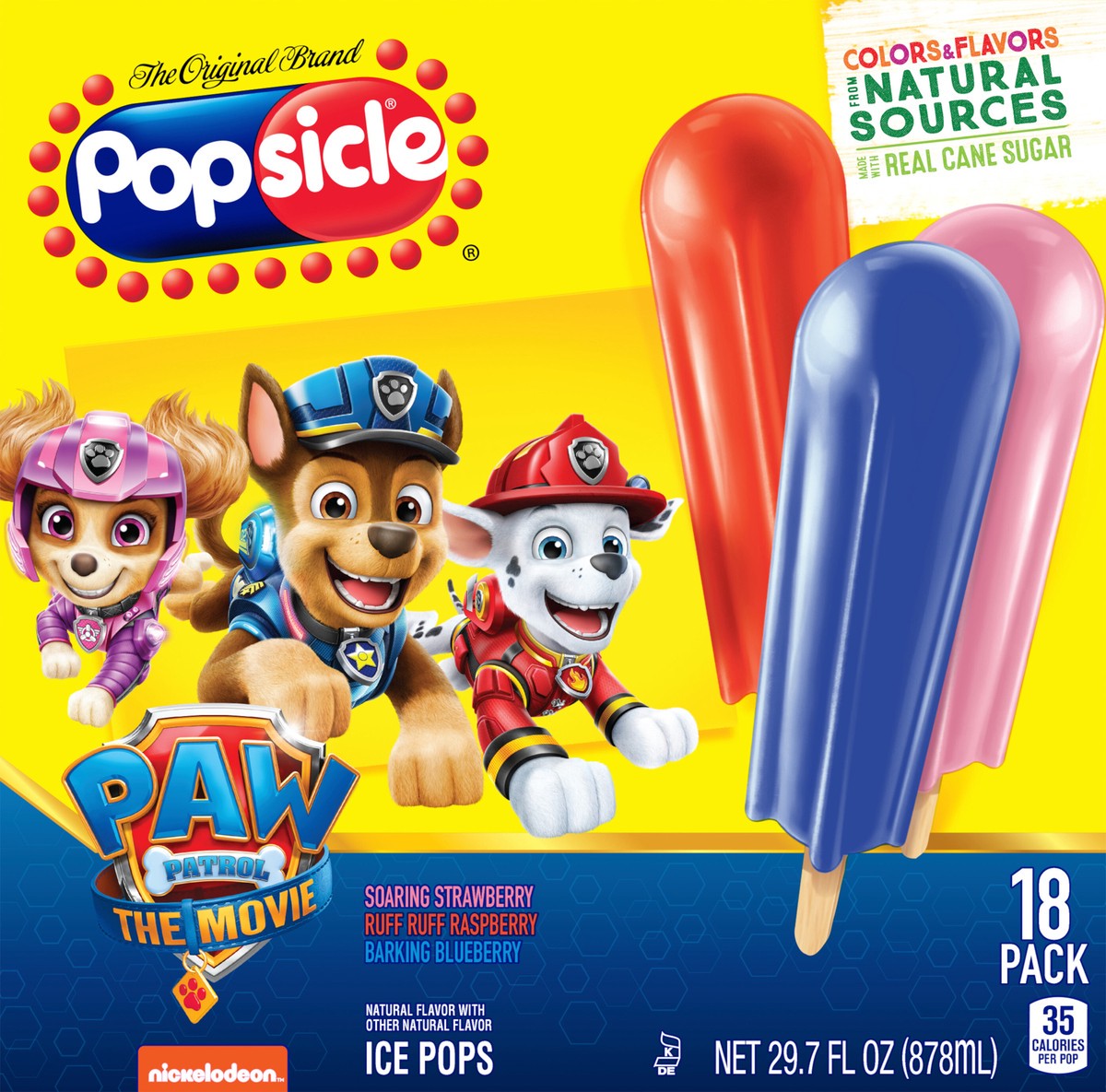 slide 4 of 9, Popsicle Ice Pops Paw Patrol, 18 ct, 18 ct