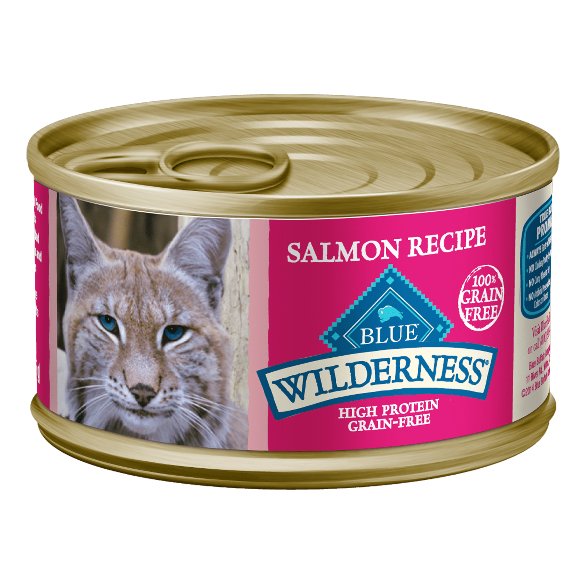 slide 1 of 1, Blue Buffalo Wilderness Salmon Canned Cat Food, 3 oz