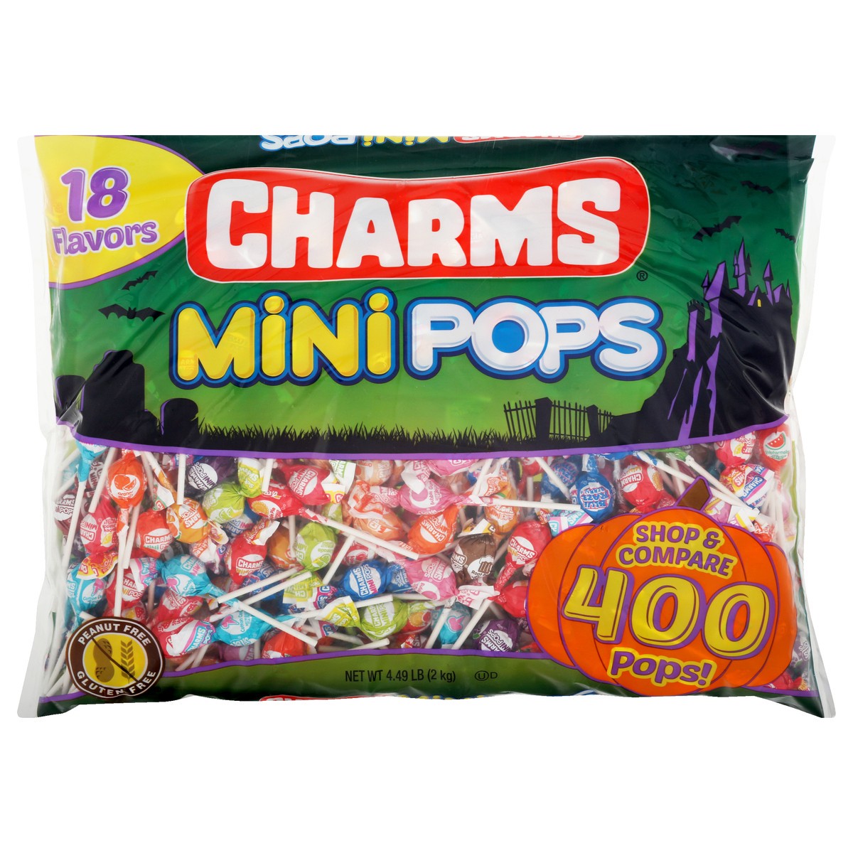 slide 1 of 10, Charms Mini Pops Laydown Bag, 71.84 oz