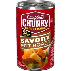 Campbell's Chunky Savory Pot Roast Soup, 18.8 oz Can