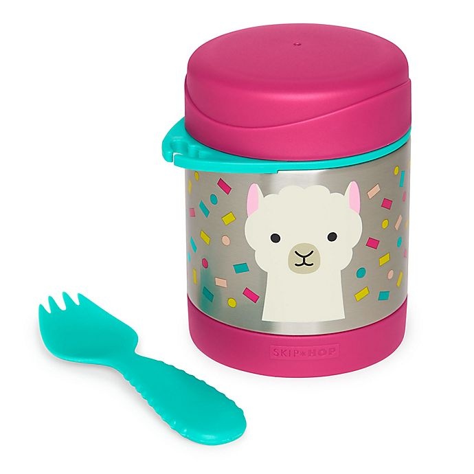 slide 1 of 1, Skip Hop SKIP*HOP Zoo Insulated Llama Food Jar, 1 ct