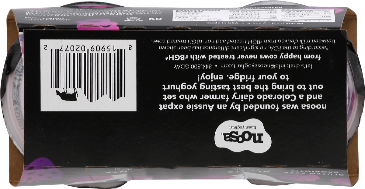 slide 2 of 9, Noosa Blended Mixed Berry Finest Yoghurt 4 - 4 oz Cups, 16 fl oz