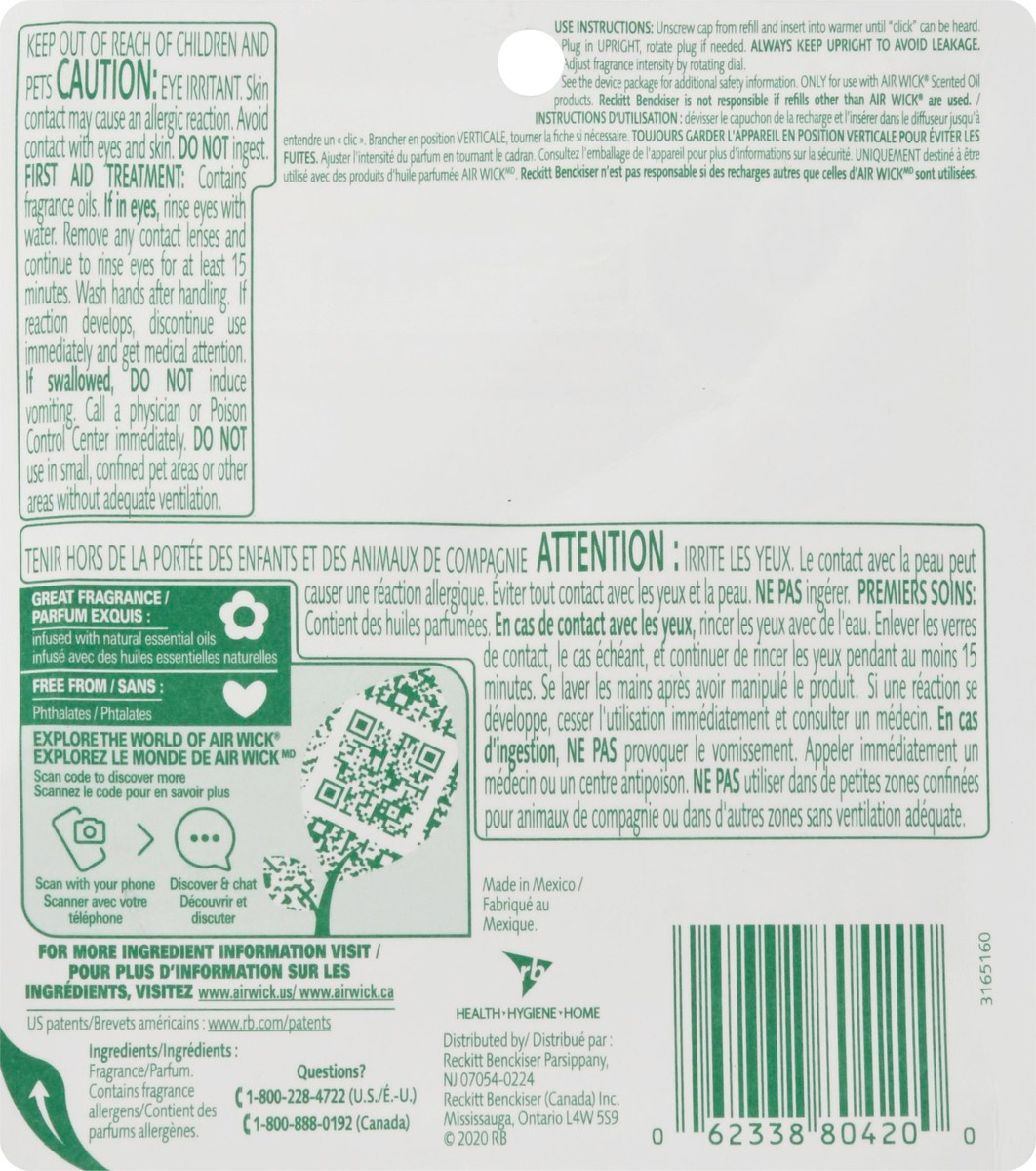 slide 4 of 9, Air Wick Essential Oils Apple Cinnamon Medley Scented Oil Refills 2 ea, 2 ct