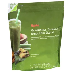 Hy-Vee Smoothie Blend, Greenness Gracious - 6 ct