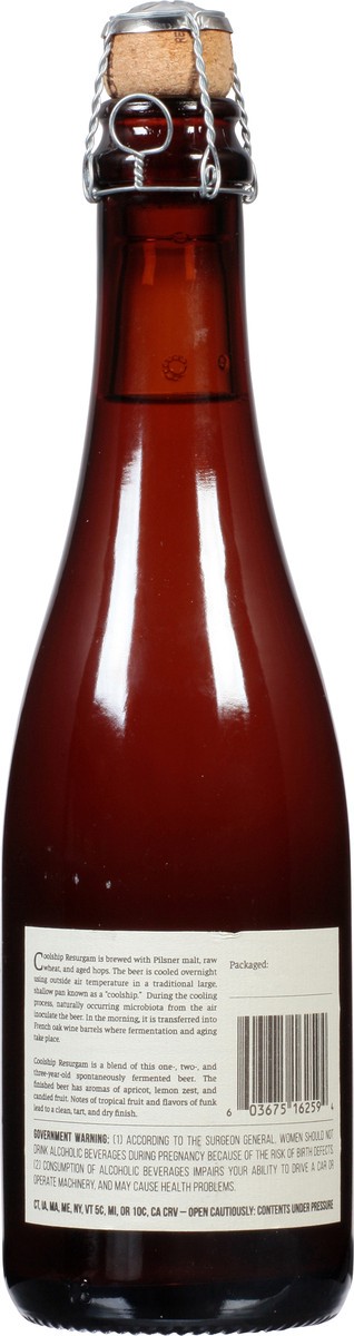 slide 9 of 9, Allagash Coolship Resurgam Beer 12.7 fl oz Bottle, 375 ml
