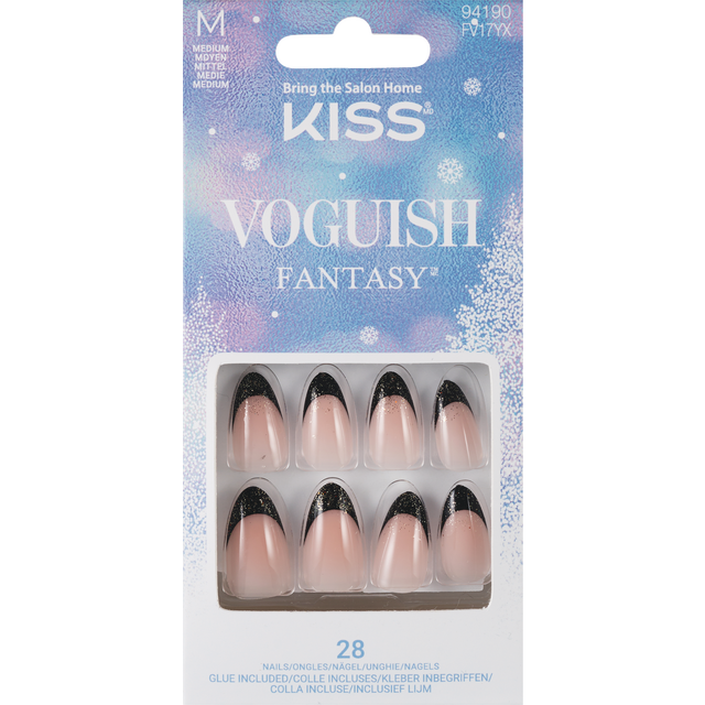 slide 1 of 1, KISS Ks Voguish Fantasy Nails- At Christmas, 1 ct