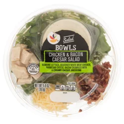 Giant Chicken & Bacon Caesar Salad Bowl w/Creamy Caesar Dressing