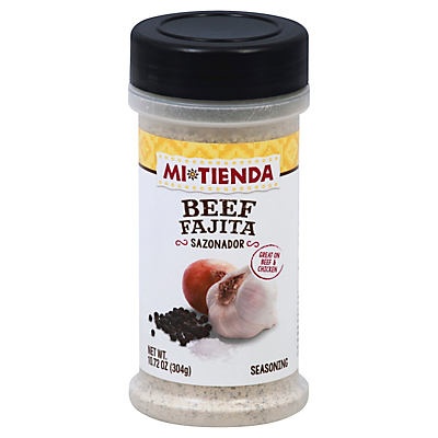 slide 1 of 1, Mi Tienda Beef Fajita Seasoning, 10.72 oz