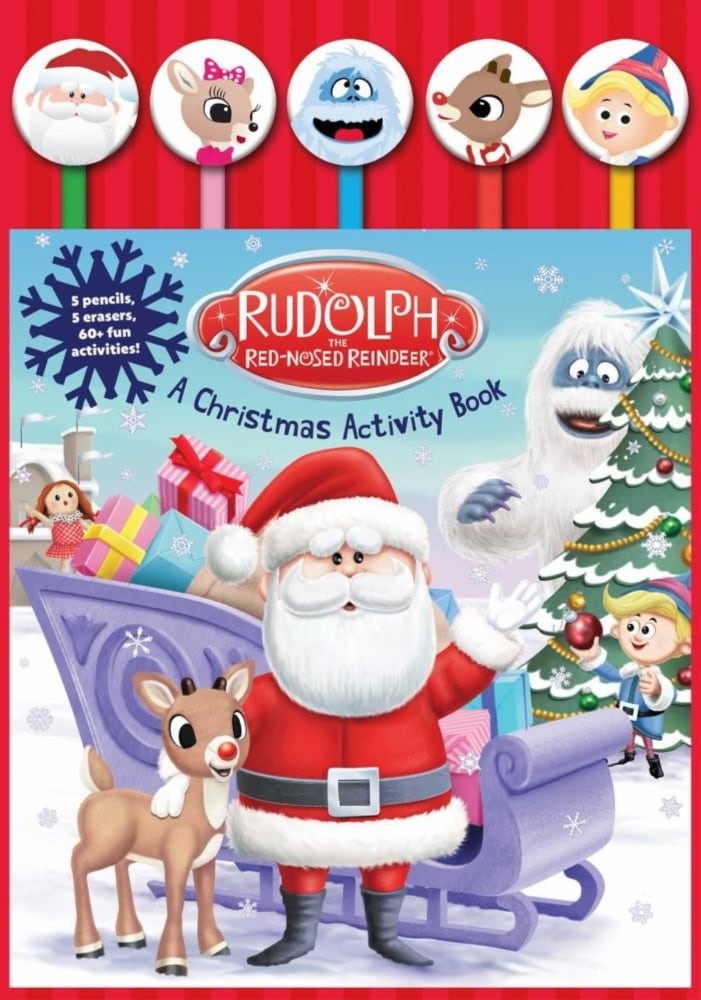 slide 1 of 1, Rudolph The Red Nosed Reindeer, A Christmas Activity Book, 1 ct