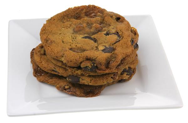 slide 1 of 1, Dark Chocolate Cayenne & Caramel Cookies With Ghirardelli Chocolate 4 Count, 4 ct; 2 oz