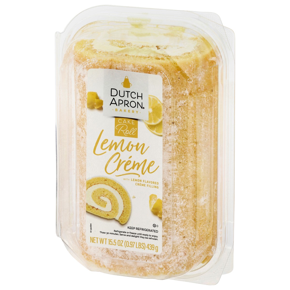 slide 7 of 13, Dutch Apron Bakery Lemon Creme Filled Lemon Cake Roll, 15.5 oz